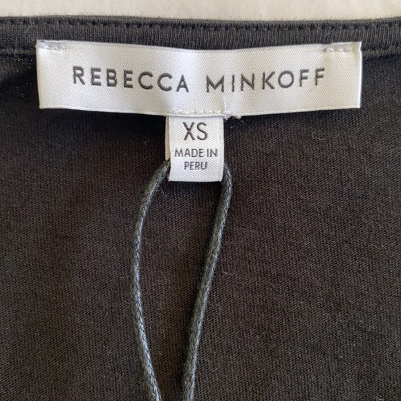 Rebecca Minkoff Olga Wrap Tie Top XS - Picture 4 of 4